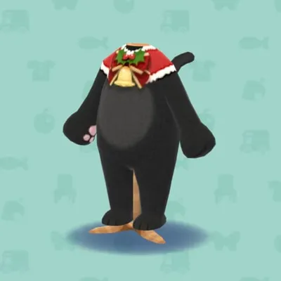 クロネコサンタのきぐるみの画像