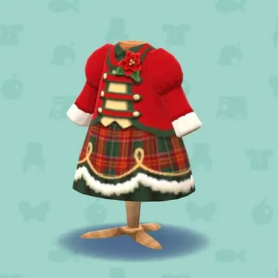 クリスマスパレードスカート・あかの画像