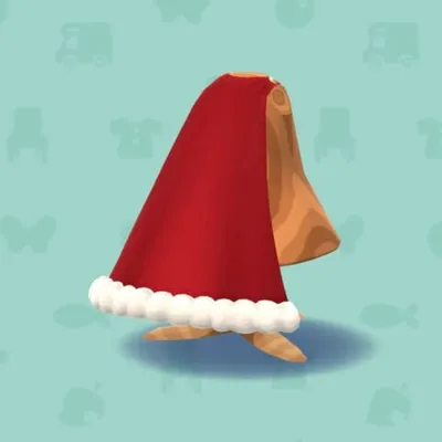 ファーつきのマント・あかの画像