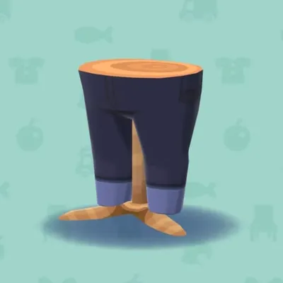 ロールアップパンツ・ネイビーの画像