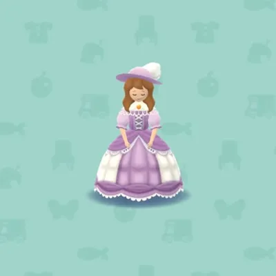 てもちビスクドール・パープルの画像