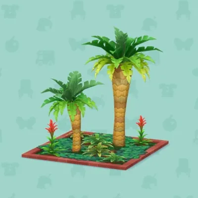 ならんだヤシのきの画像