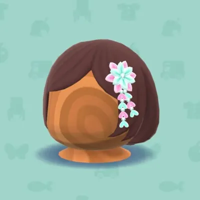 いろどりかざりつきボブ・みずいろの画像