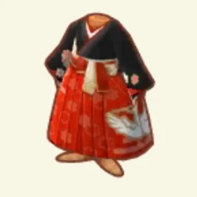 トキのししゅういりはかまの画像