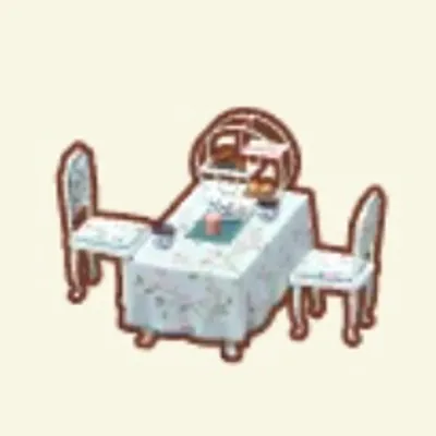 シノワズリなダイニングセットの画像
