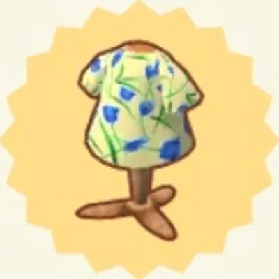 はながらのTシャツ(あおいチューリップ)の画像