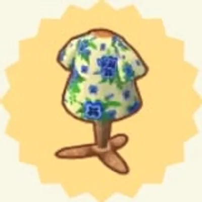 はながらのTシャツ(あおいパンジー)の画像