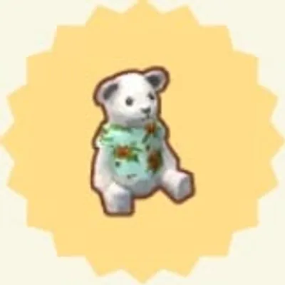 はながらTシャツシロちゃん（オレンジのパンジー）の画像