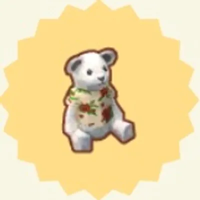 はながらTシャツシロちゃん（あかきいろパンジー）の画像