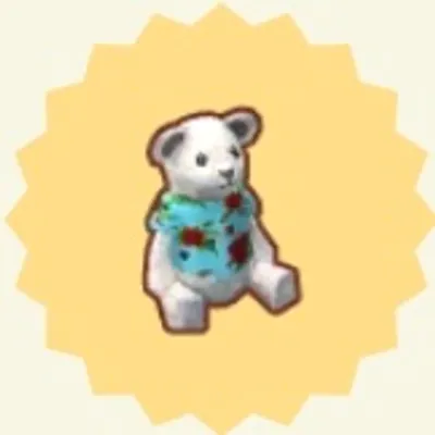 はながらTシャツシロちゃん（あかいパンジー）の画像