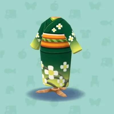 ウメがらのきものの画像