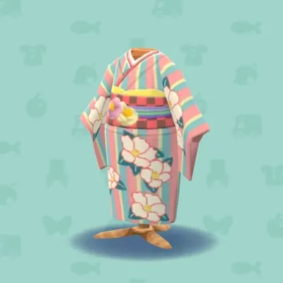 ストライプモダンなきもの・ももの画像