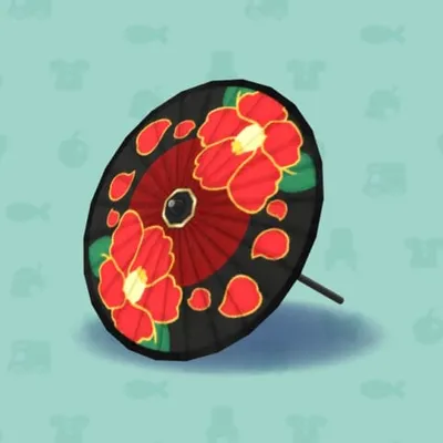 つばきのばんがさ・くろの画像