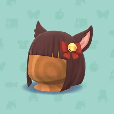 きつねのみみつきウィッグ・あかの画像