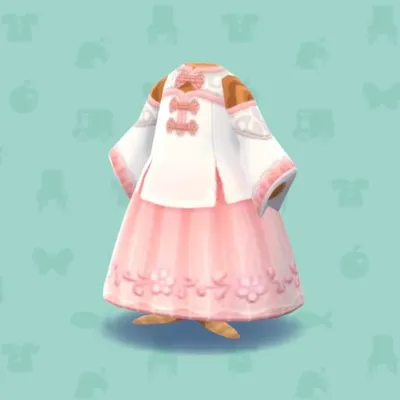 ロイヤルチャイナなドレス・ピンクの画像