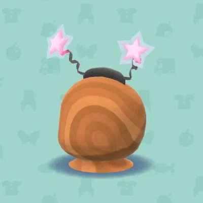 ピンクのひかるスターアクセサリーの画像