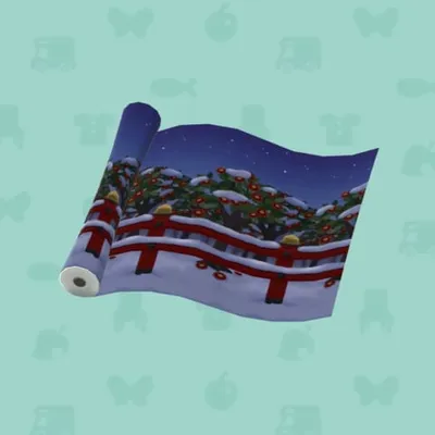 ツバキのけいだいのかべ・よるの画像