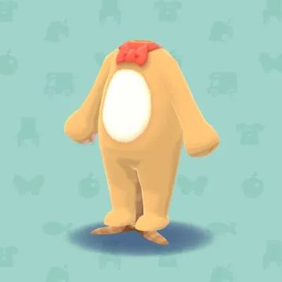 ちゃいろいイヌのきぐるみの画像