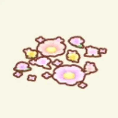 パステルフラワーのはなばたけの画像