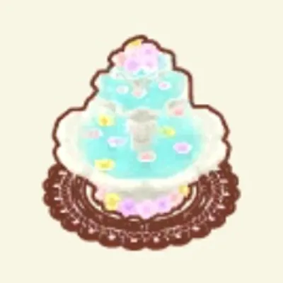 パステルフラワーなふんすいの画像