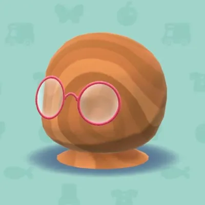 ラウンドフレームめがね・ピンクの画像
