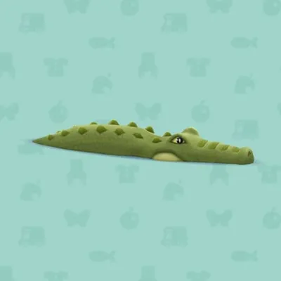 ジャングルのワニの画像