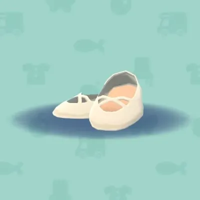 まじょのクロスパンプス・ホワイトの画像