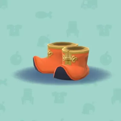 キョンシーなブーツ・だいだいの画像