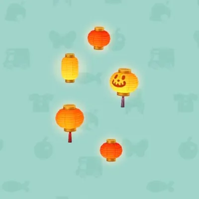ハロウィンまつりのちょうちんの画像
