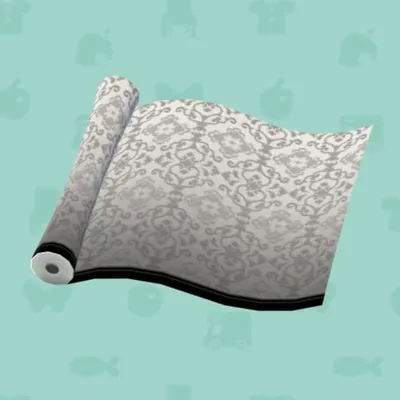 シルバーのダマスクのかべの画像