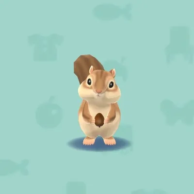 てのりのリスの画像