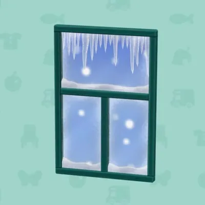 ゆきのふるまど・グリーンの画像