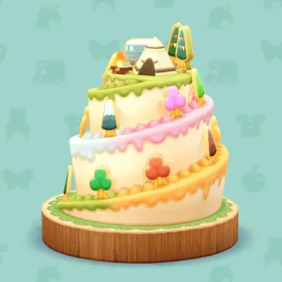 7しゅうねんのケーキの画像