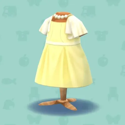 きいろいゲストドレスの画像