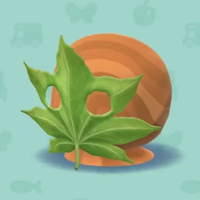 みどりのはっぱのおめんの画像