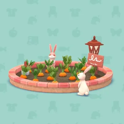 まるいニンジンばたけの画像