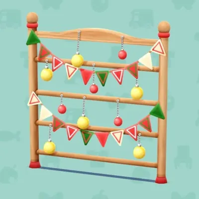 クリスマスパーティーのついたての画像