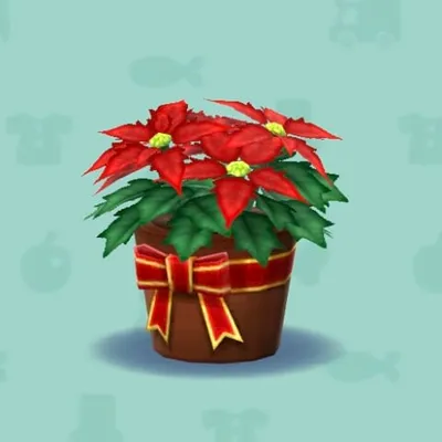 あかいポインセチア（家具）の画像