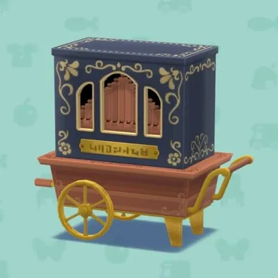 てまわしオルゴールワゴンの画像