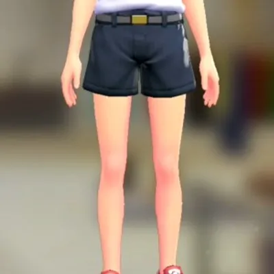 ショートパンツセット - ネイビー グレーの画像