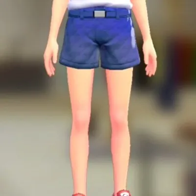 ショートパンツセット - ビビッドブルー ビビッドブルーの画像