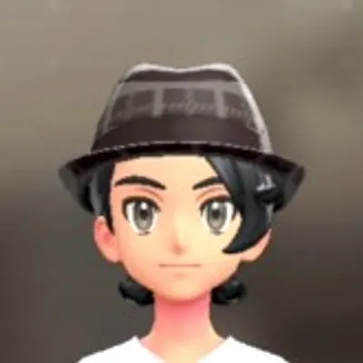 チェックがらソフトハット - ブレイブリーブラウンの画像