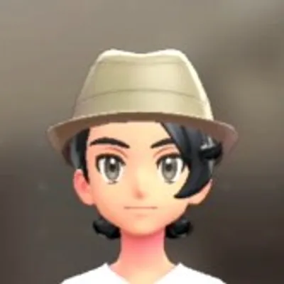 レザーソフトハット - ベージュの画像