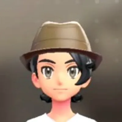 レザーソフトハット - キャメルの画像