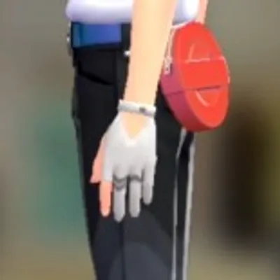 スリーフィンガーグローブ - ビビッドホワイトの画像