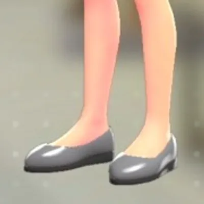 プレーンパンプス - グレーの画像