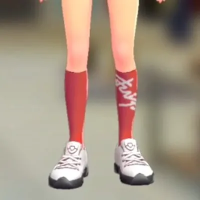 シグネチャーハイソックス - ビビッドレッドの画像