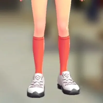 ハイソックス - ビビッドオレンジの画像