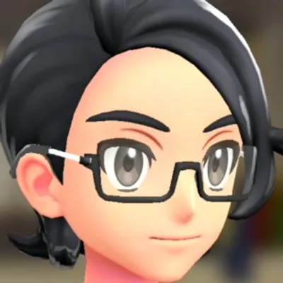 スクエアフレームグラス - ブラックフレームの画像