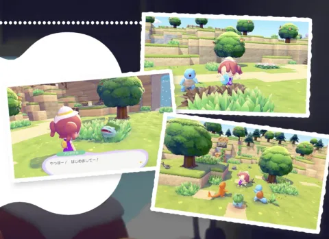 ポケモンの生息地を作成している画面